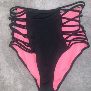 Pink brand/ High waisted bikini bottoms